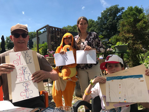 Gemeinsames Zeichnen für Kinder und Eltern