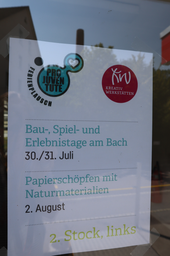 Bau-Spiel- und Erlebnistage am Bach