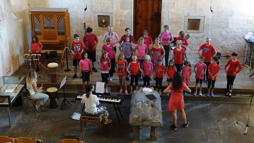 Komponieren und singen im Ritterhaus