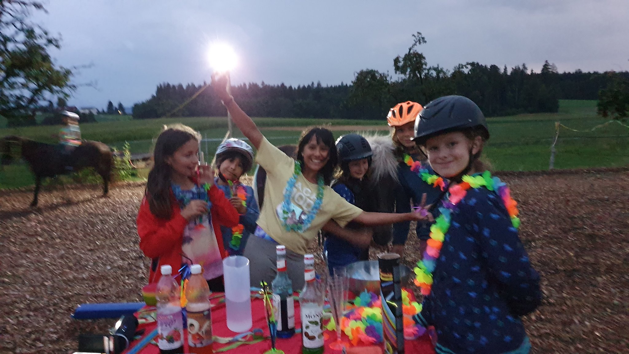 Reitlager auf dem Kiti-Hof