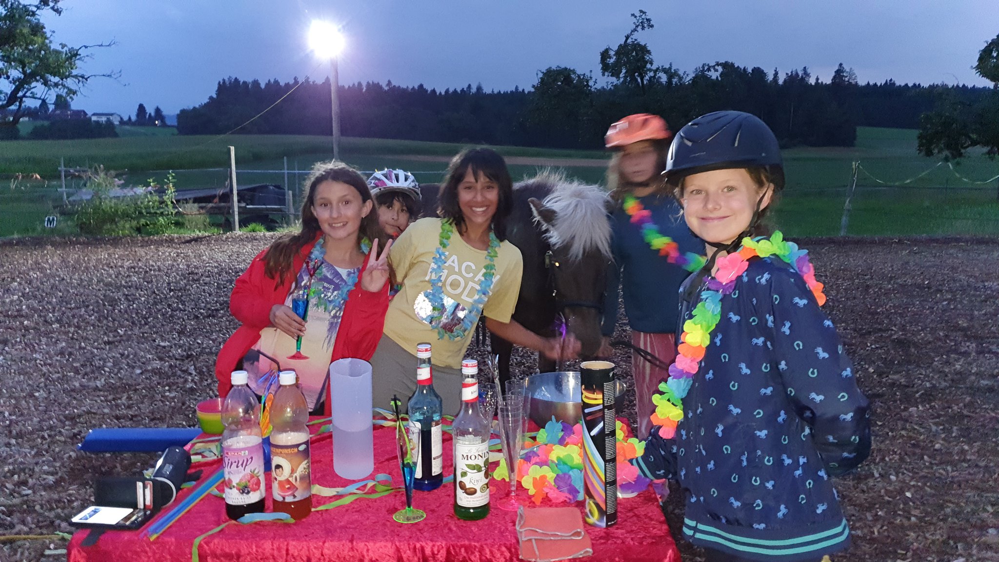 Reitlager auf dem Kiti-Hof